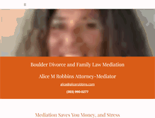 Tablet Screenshot of boulderdivorcemediators.com